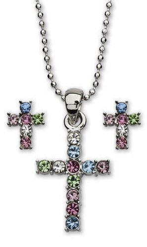 Multi-color Necklace & Earrings set