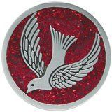 Token, Confirmation Dove, Red Sparkle