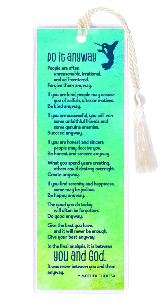 Do It Anyway Bookmark