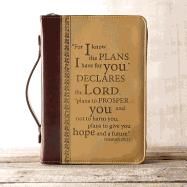I Know Plans 2 Tone Bible Cover