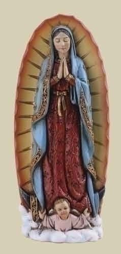Our Lady of Guadalupe statue, 4.5" tall