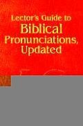 Lectors guide to pronunciations