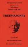 Humanum Genus on free masonry