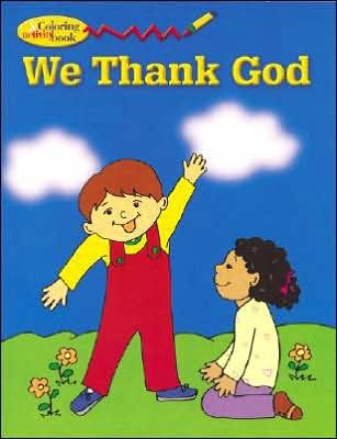 We thank God color book