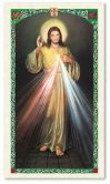 Divine Mercy holy card