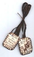 Brown Scapular w/Brown string