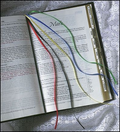 Ribbon bookmark