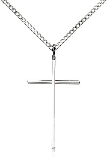 Cross medal 0014L1, Sterling Silver