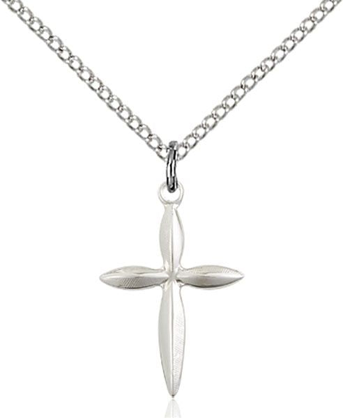 Cross medal 0018Y1, Sterling Silver