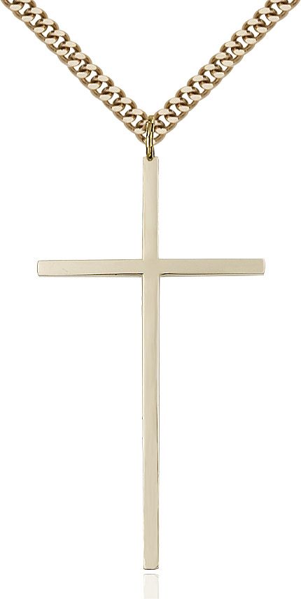 Cross medal 0029Y2, Gold Filled