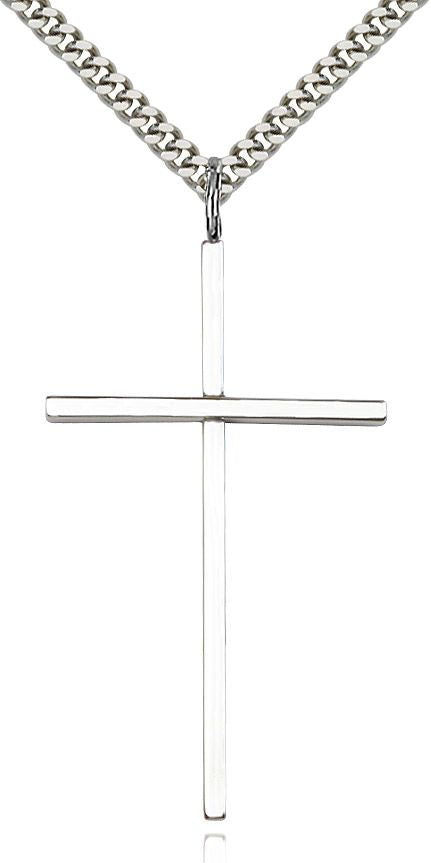 Cross medal 0029Y1, Sterling Silver