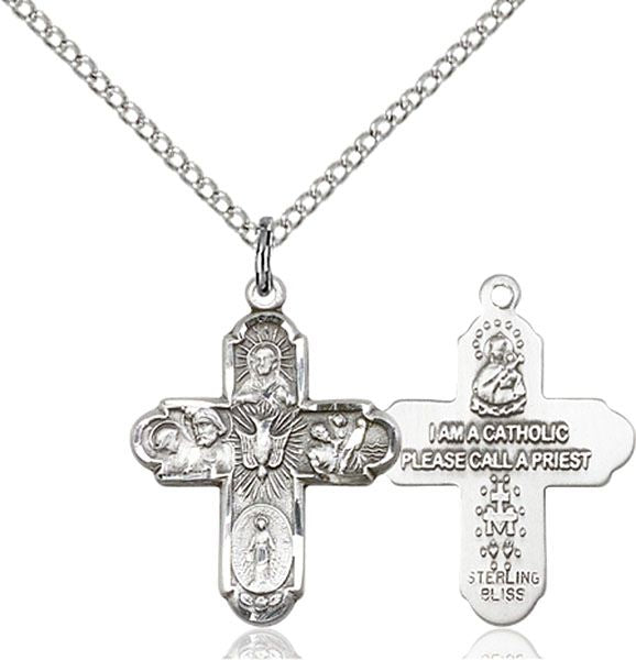 5-way Cross 00441, Sterling Silver