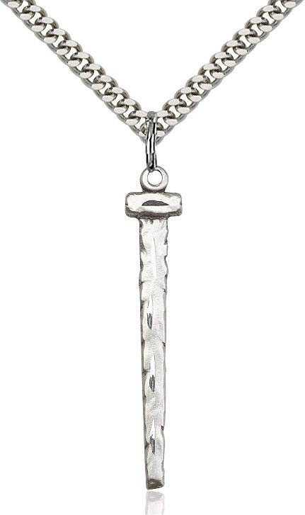 Nail medal 00531, Sterling Silver