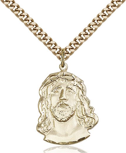 Ecce Homo medal 00822, Gold Filled