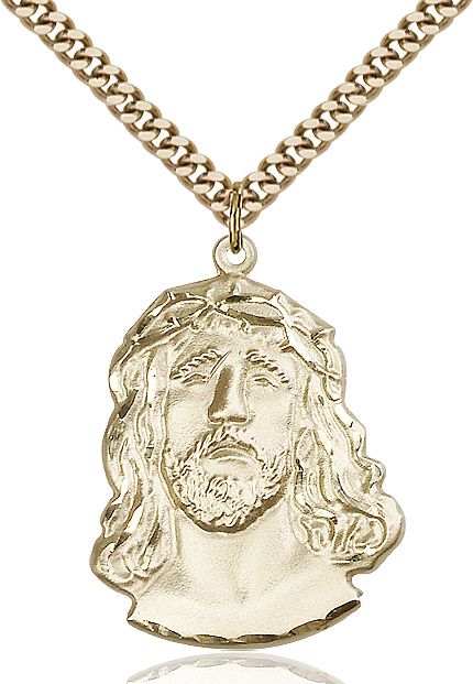 Ecce Homo medal 00832, Gold Filled