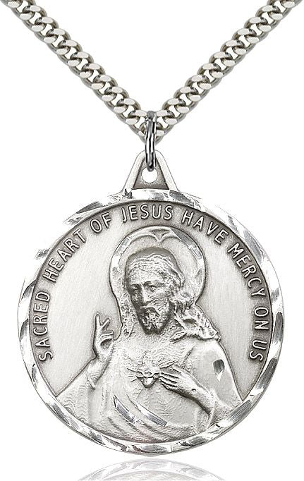 Scapular medal 0203S1, Sterling Silver