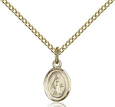 Miraculous medal 0205PL2, Gold Filled