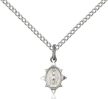 Miraculous medal 0212PL1, Sterling Silver