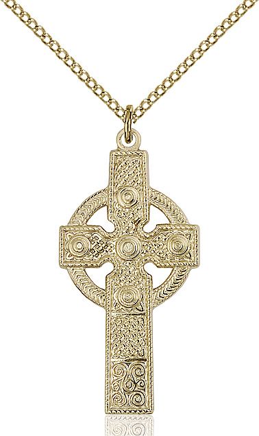 Kilklispeen Cross medal 02422, Gold Filled