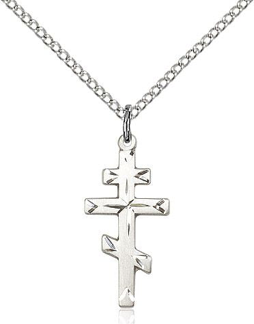 Cross medal 02501, Sterling Silver