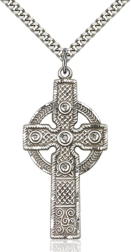 Cross medal 02531, Sterling Silver