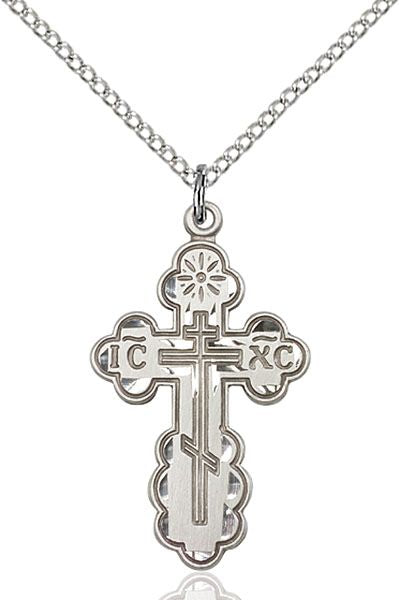 Saint Olga Cross medal 02571, Sterling Silver