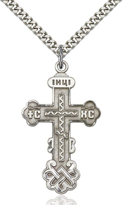 Cross medal 02691, Sterling Silver