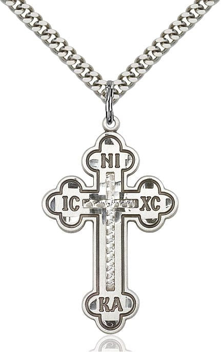 Cross medal 02741, Sterling Silver