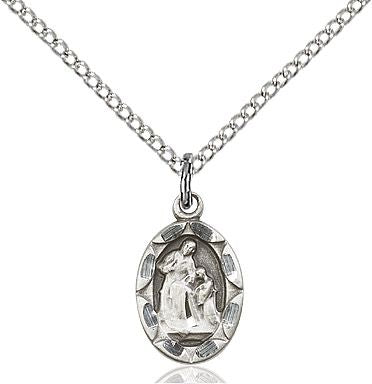 Saint Ann medal 0301A1, Sterling Silver