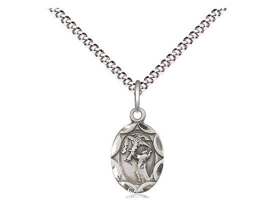 Saint Francis medal 0301FC1, Sterling Silver