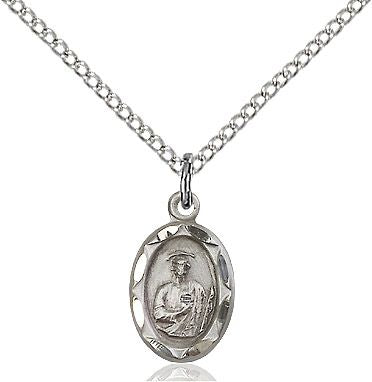 Saint Jude medal 0301J1, Sterling Silver