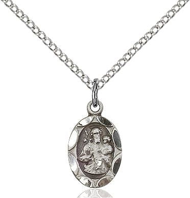 Saint Joseph medal 0301K1, Sterling Silver