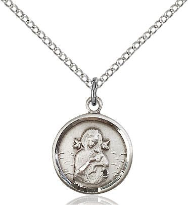 Our Lady of Perpetual Help medal 0601H1, Sterling Silver