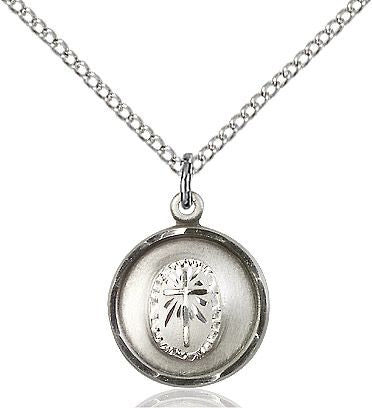 Cross medal 0601Y1, Sterling Silver