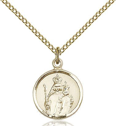 Our Lady of Consolation medal 06032, Gold Filled