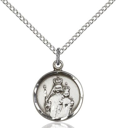 Our Lady of Consolation medal 06031, Sterling Silver