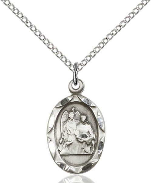 Saint Raphael the Archangel medal 0612RA1, Sterling Silver