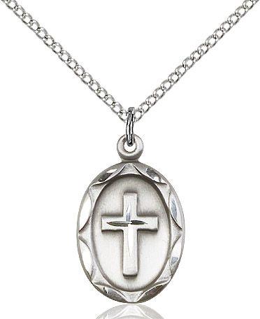 Cross medal 0612Y1, Sterling Silver