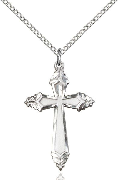 Cross medal 0665Y1, Sterling Silver