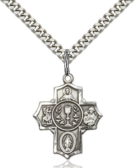 Millennium Crucifix medal 20041, Sterling Silver