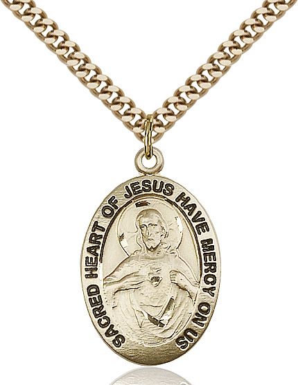 Scapular medal 40282, Gold Filled