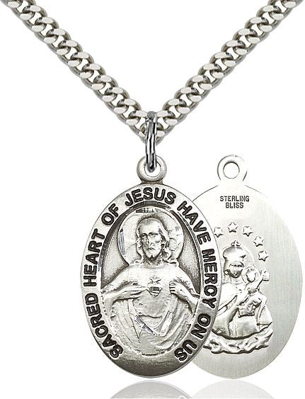 Scapular medal 40281, Sterling Silver