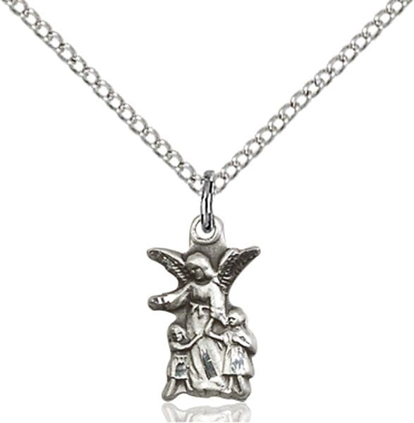 Guardian Angel medal 42531, Sterling Silver