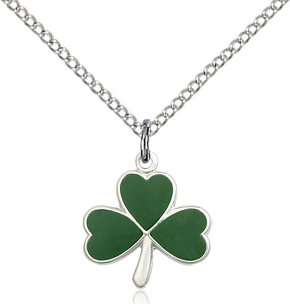 Shamrock medal 52431, Sterling Silver