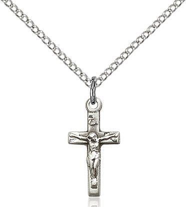 Crucifix medal 54171, Sterling Silver