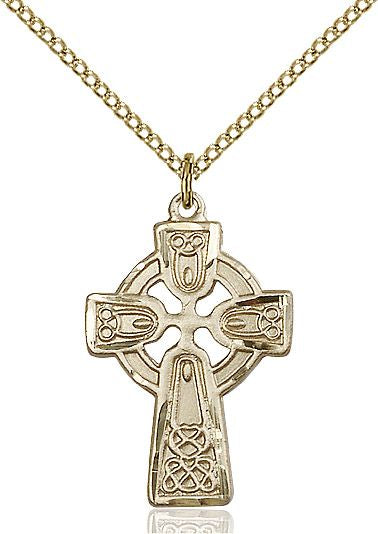 Celtic Cross medal 56892, Gold Filled