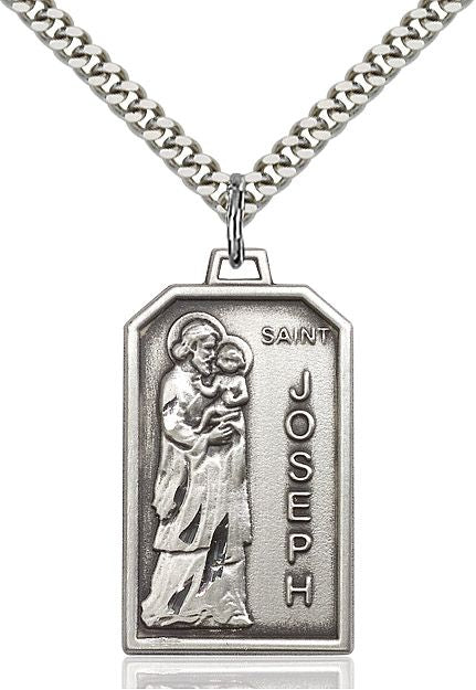 Saint Jospeh medal 57221, Sterling Silver