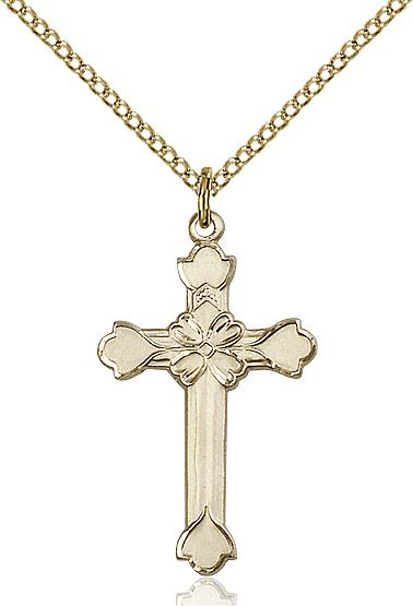 Cross medal 60022, Gold Filled