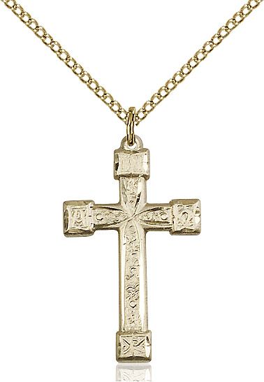 Cross medal 60042, Gold Filled