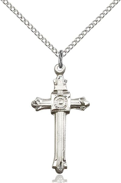 Cross medal 60051, Sterling Silver